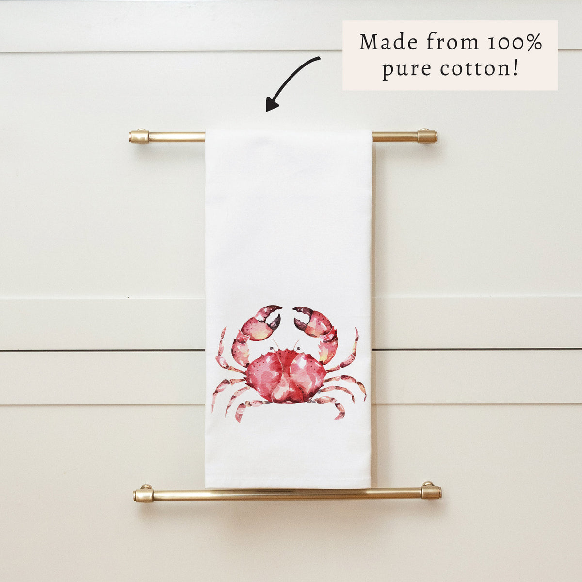 Crab Tea Towel