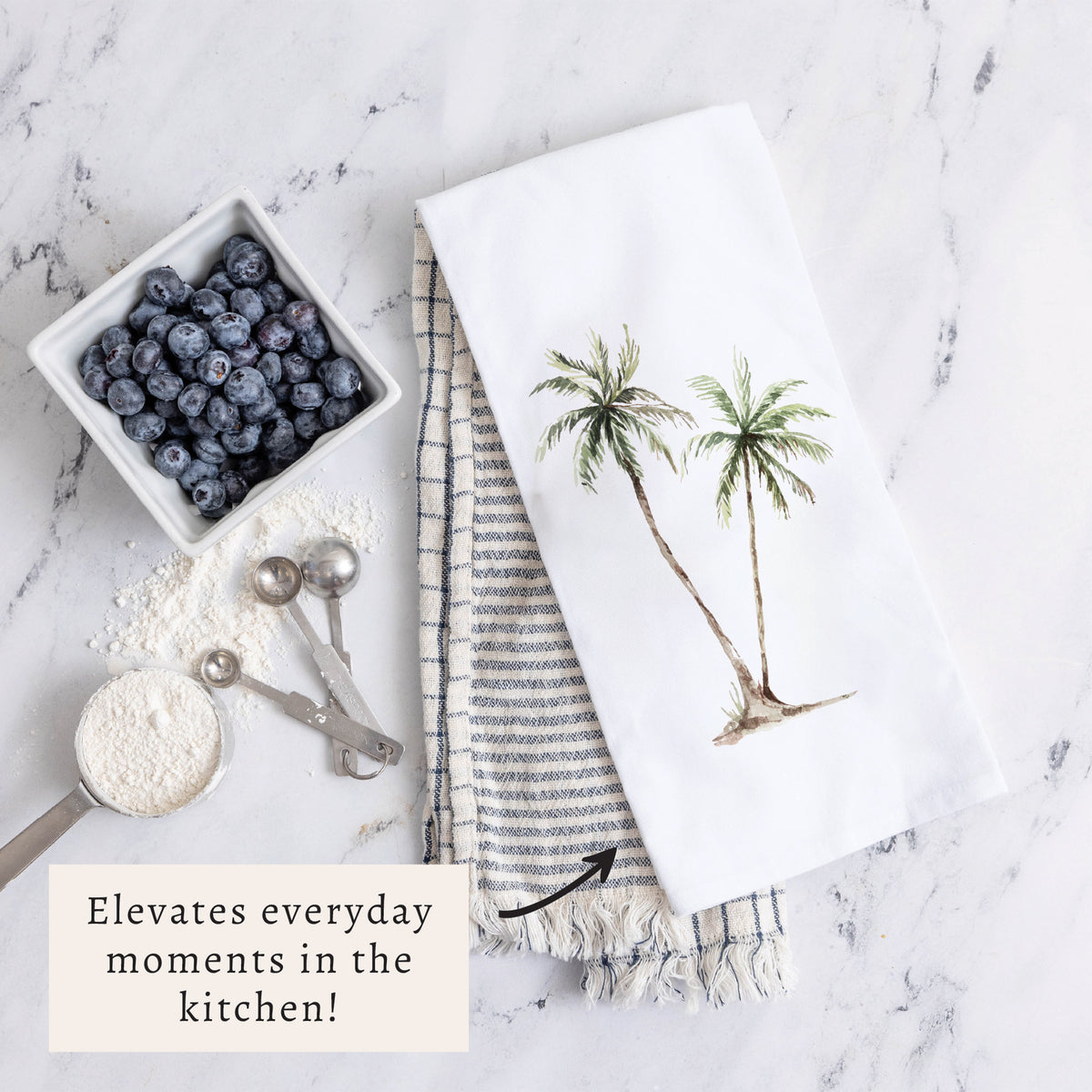 Palm Trees Tea Towel