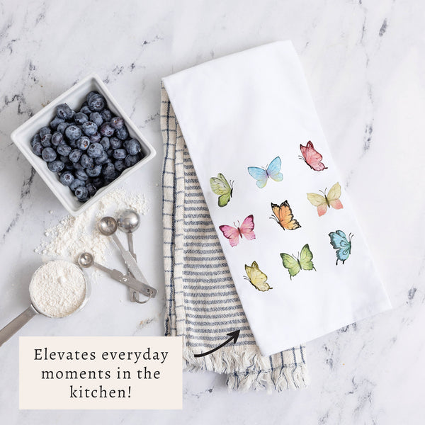 Butterflies Tea Towel