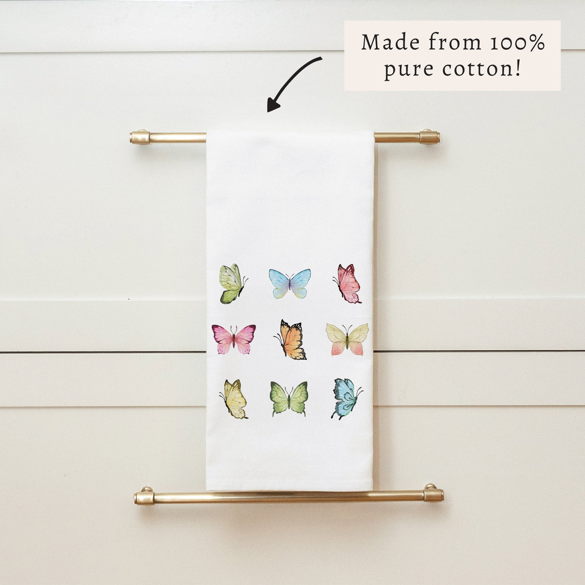 Butterflies Tea Towel