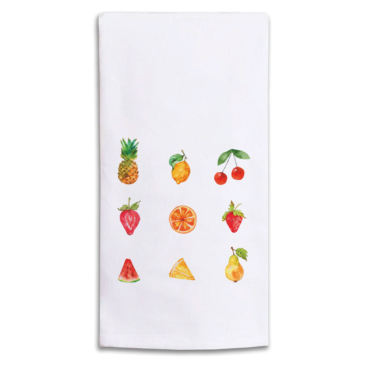 Fruit Icons Tea Towel