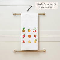 Fruit Icons Tea Towel