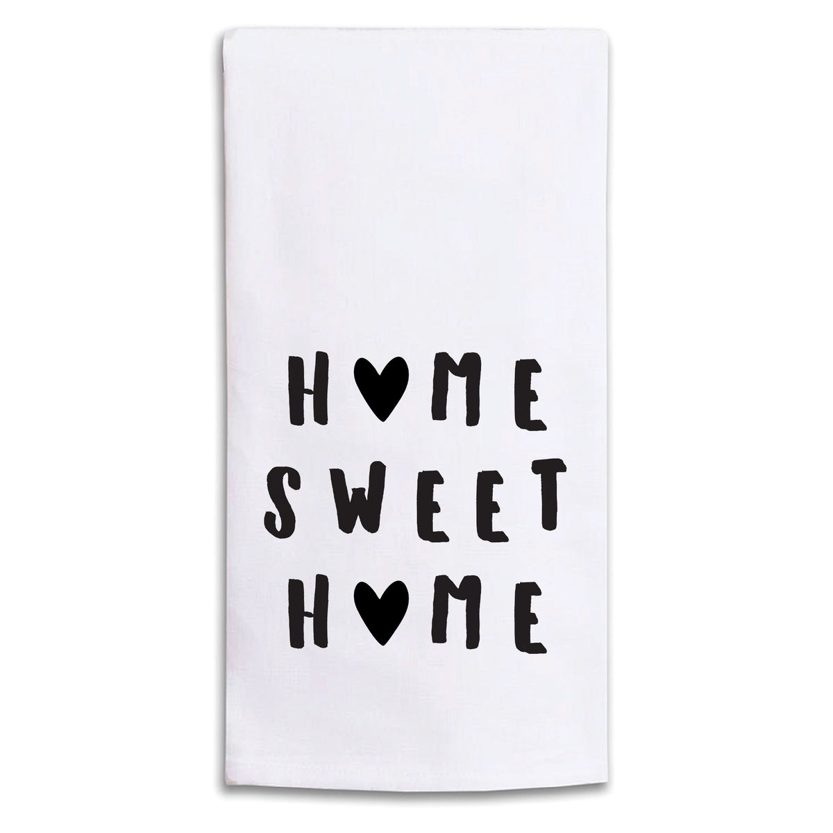 Home Sweet Home Hearts Tea Towel