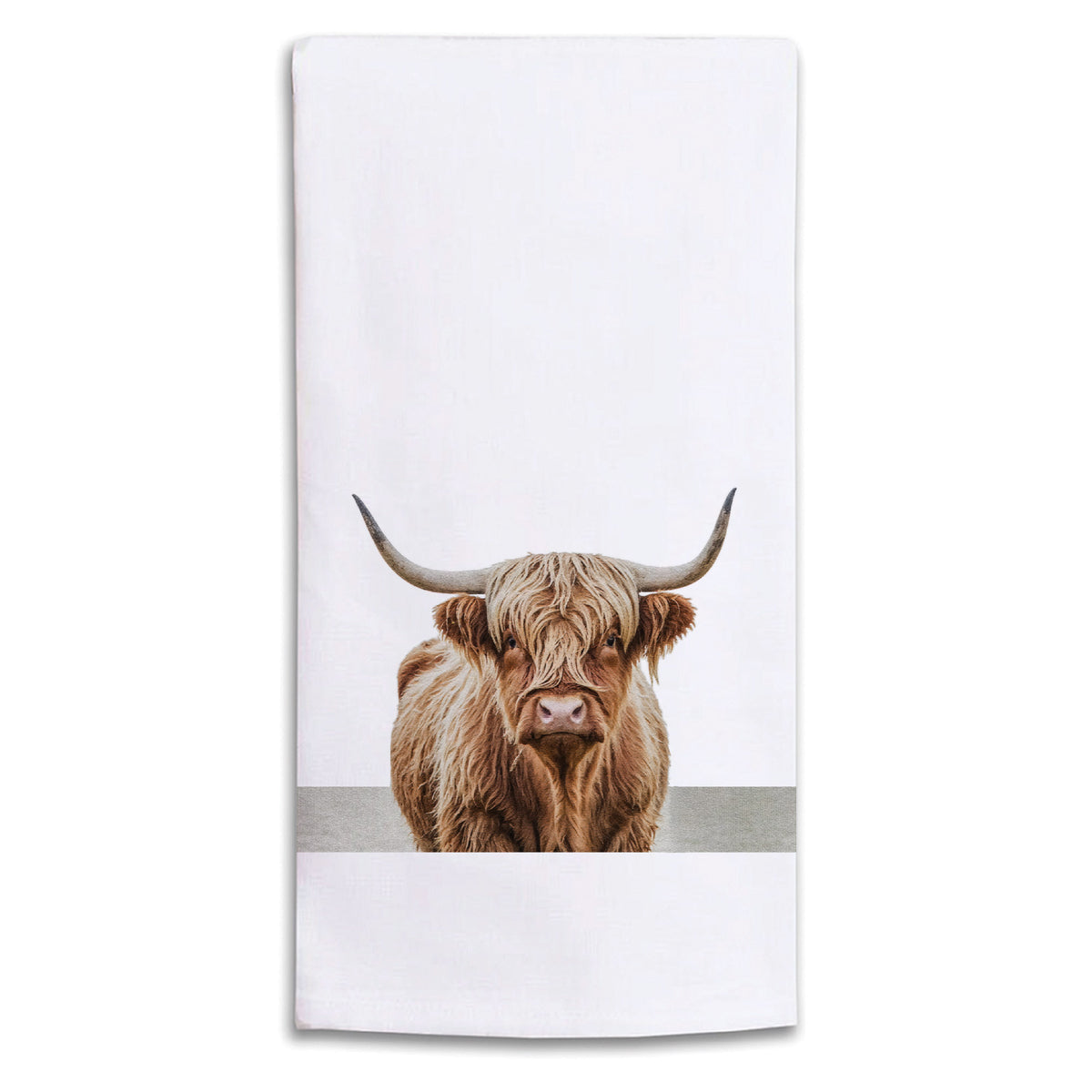 Highland Cow Tea Towel