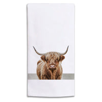 Highland Cow Tea Towel