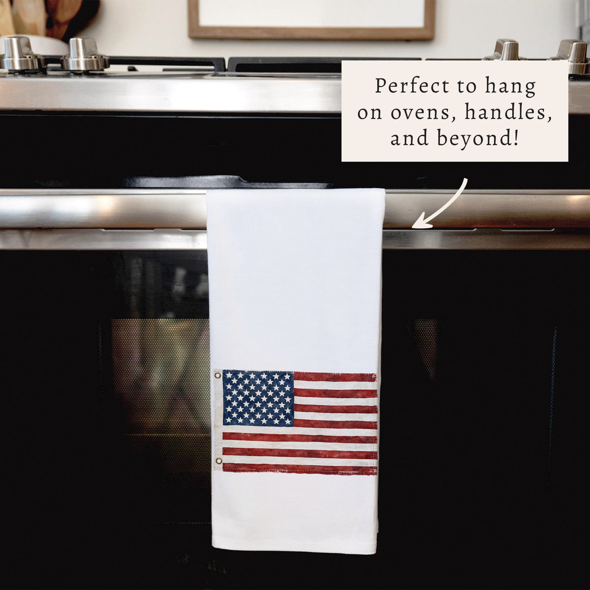 American Vintage Flag Tea Towel