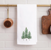 Pine Trees Tea Towel