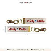 Philly Star Keychain
