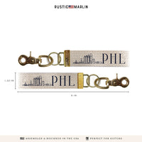 Philly Skyline Keychain