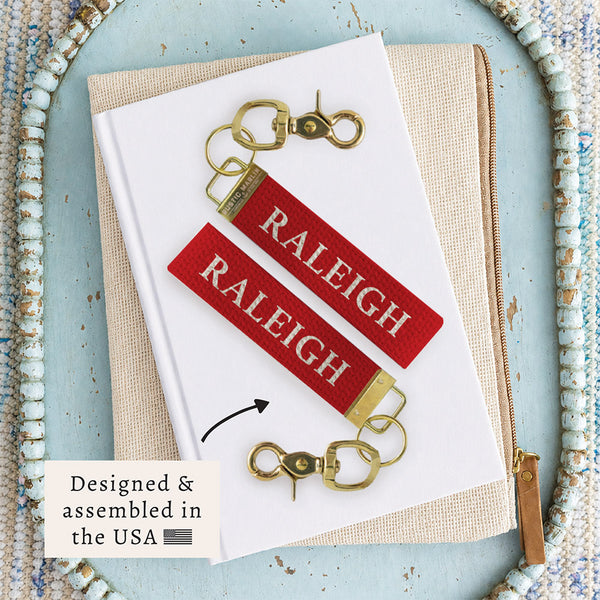 Raleigh Color Block Keychain