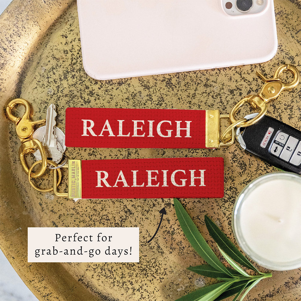 Raleigh Color Block Keychain