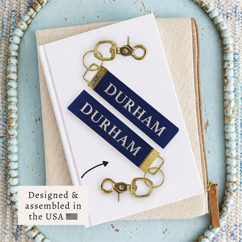 Durham Color Block Keychain