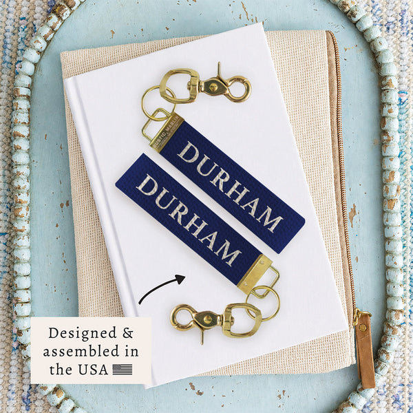 Durham Color Block Keychain
