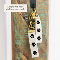 Paw Print Keychain
