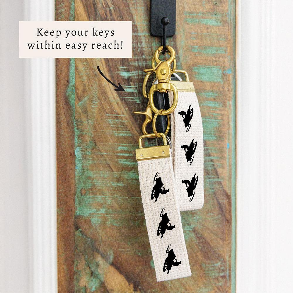 Snowmobile Keychain