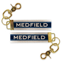 *Medfield Stripes Keychain