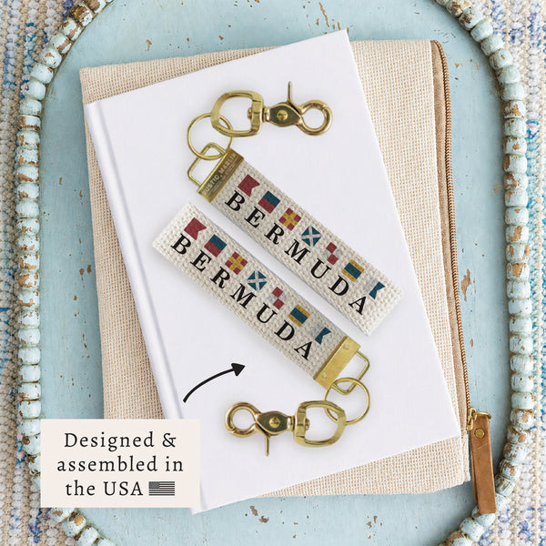 Nautical Flag Bermuda Keychain