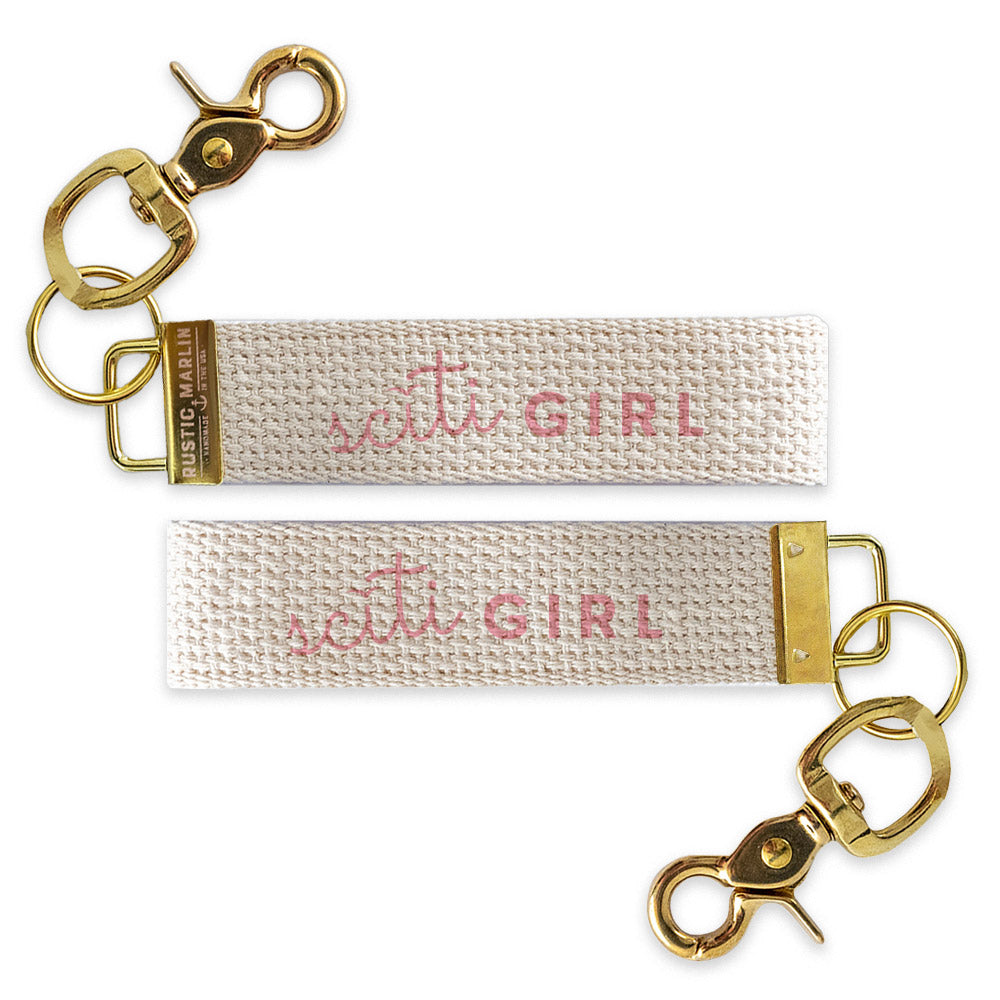 *Sciti Girl Pink Keychain