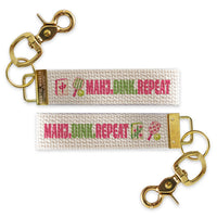Mahj.Dink.Repeat. Keychain