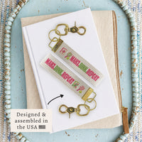 Mahj.Dink.Repeat. Keychain