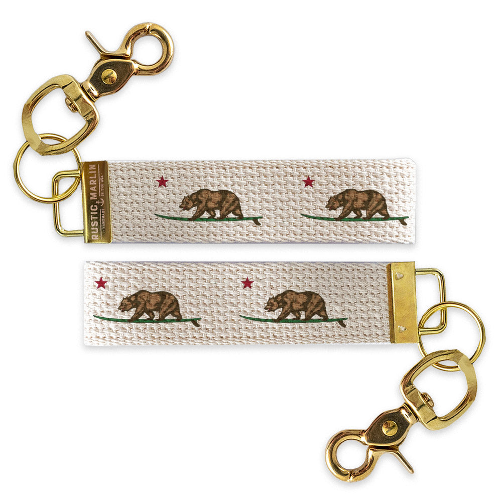 California Bear Keychain