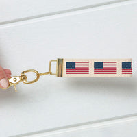 50 Stars Flag Keychain