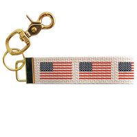50 Stars Flag Keychain