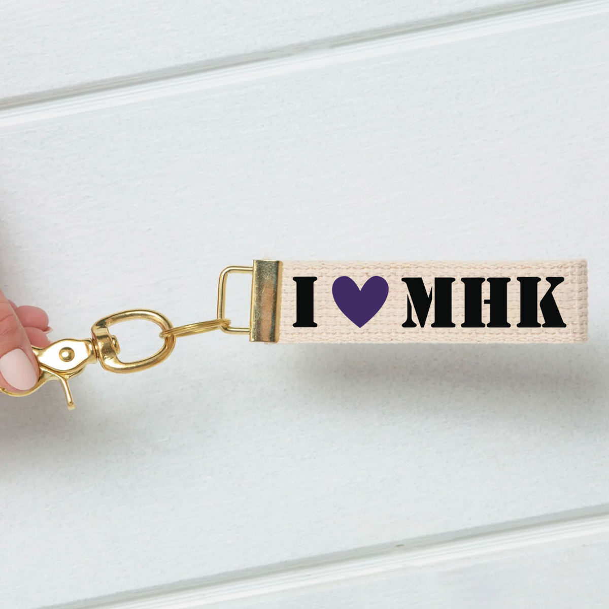 I Love MHK Keychain