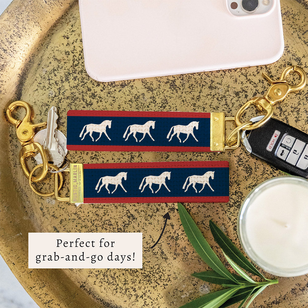 Americana Horse Keychain