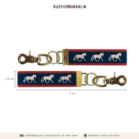 Americana Horse Keychain