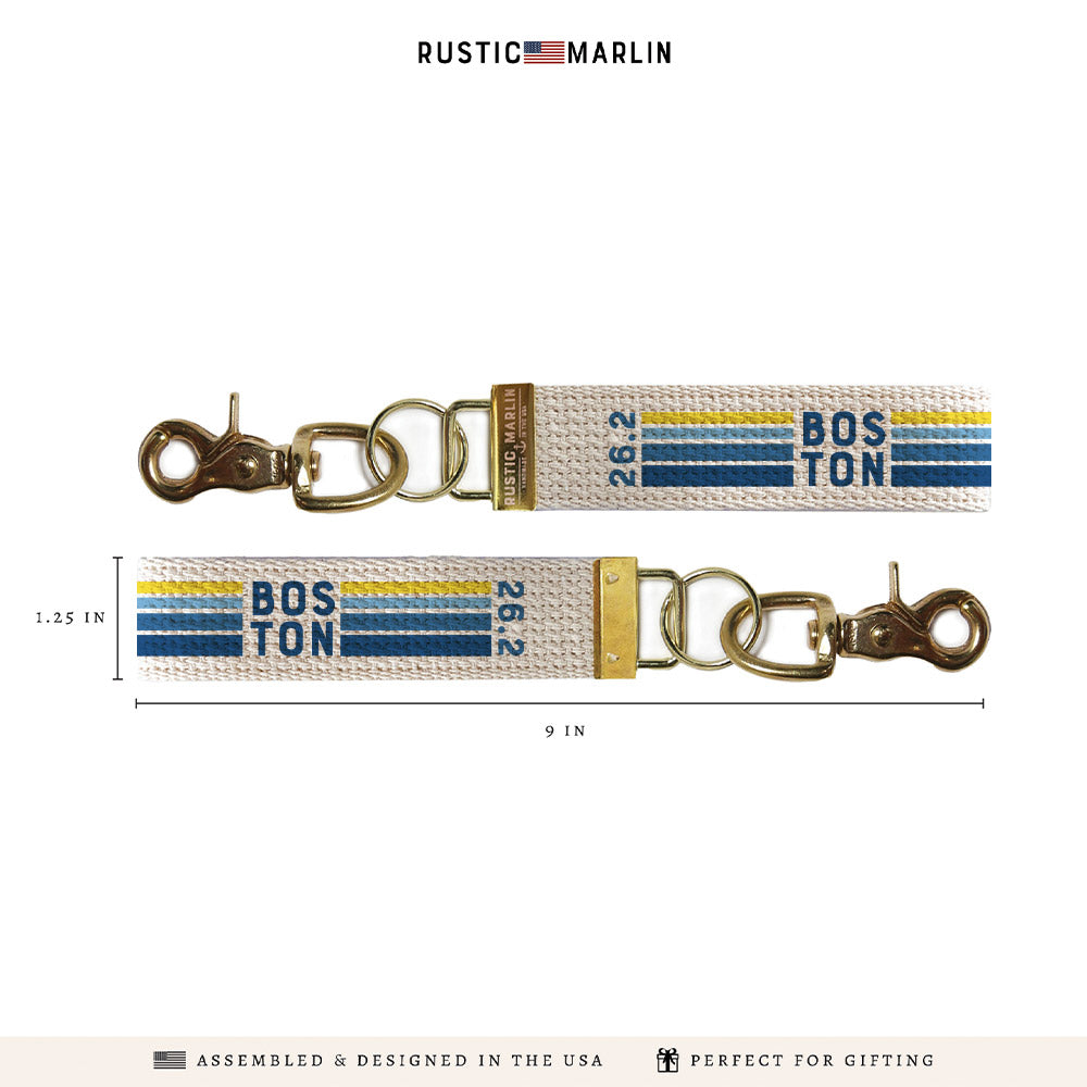 Boston 26.2 Marathon Keychain