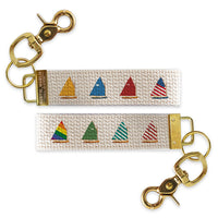 Nantucket Cat Boats Keychain