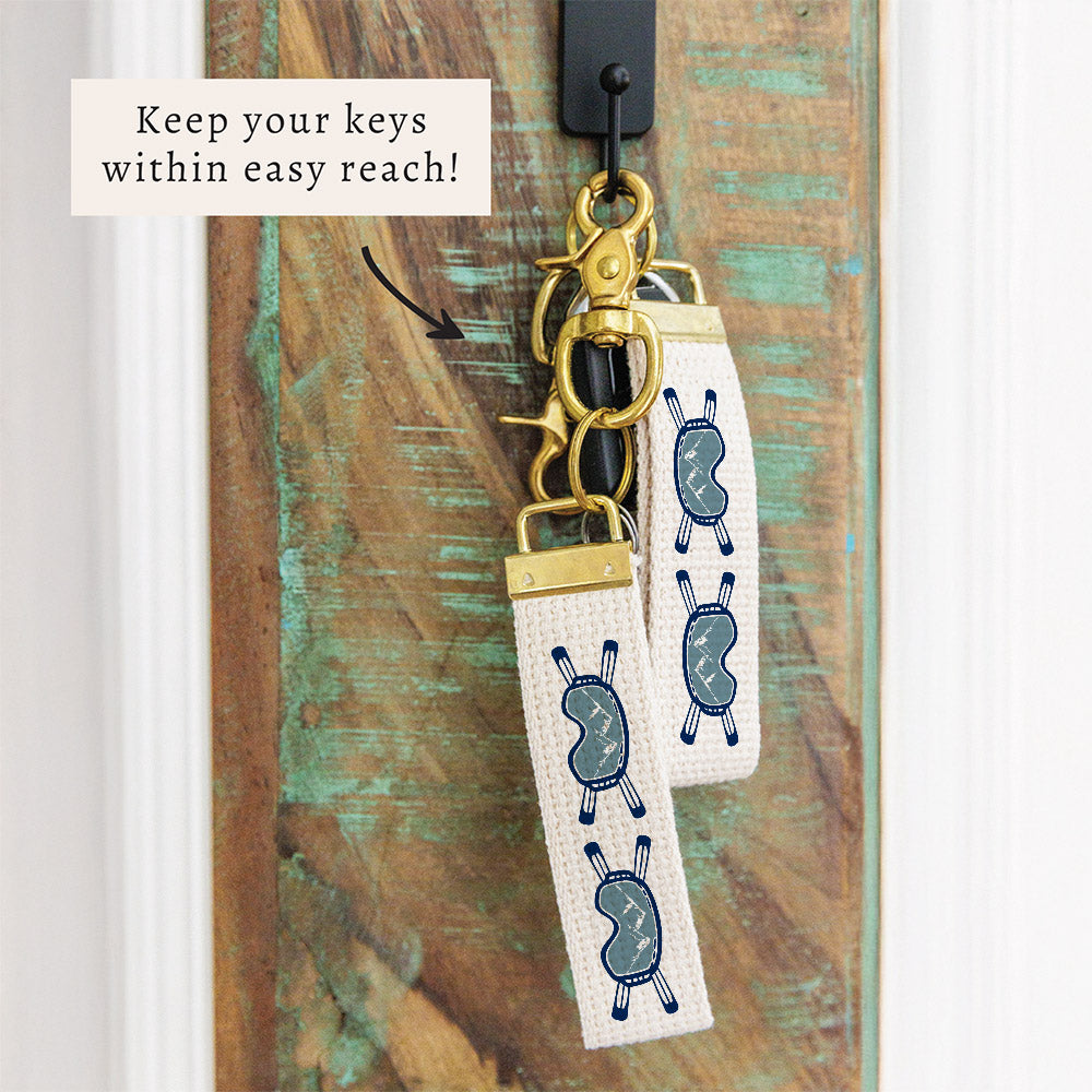 Ski Goggles Keychain