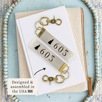 New Hampshire 603 Silo Keychain
