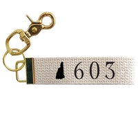 603 NH State Silo Keychain
