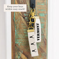 Stag Deer Personalized Keychain