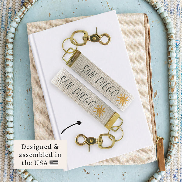 Sun Personalized Keychain