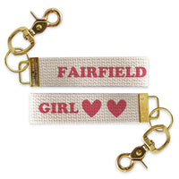 Your Town Girl Personalized Keychains