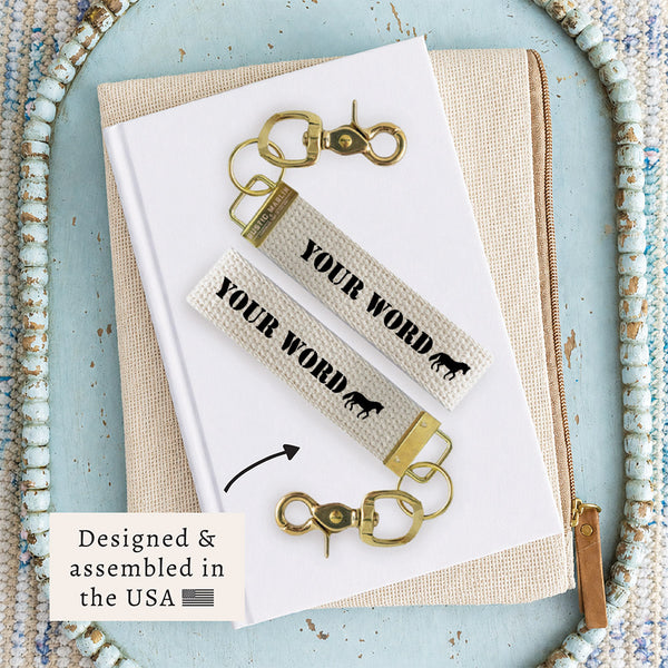 Horse Personalized Keychain