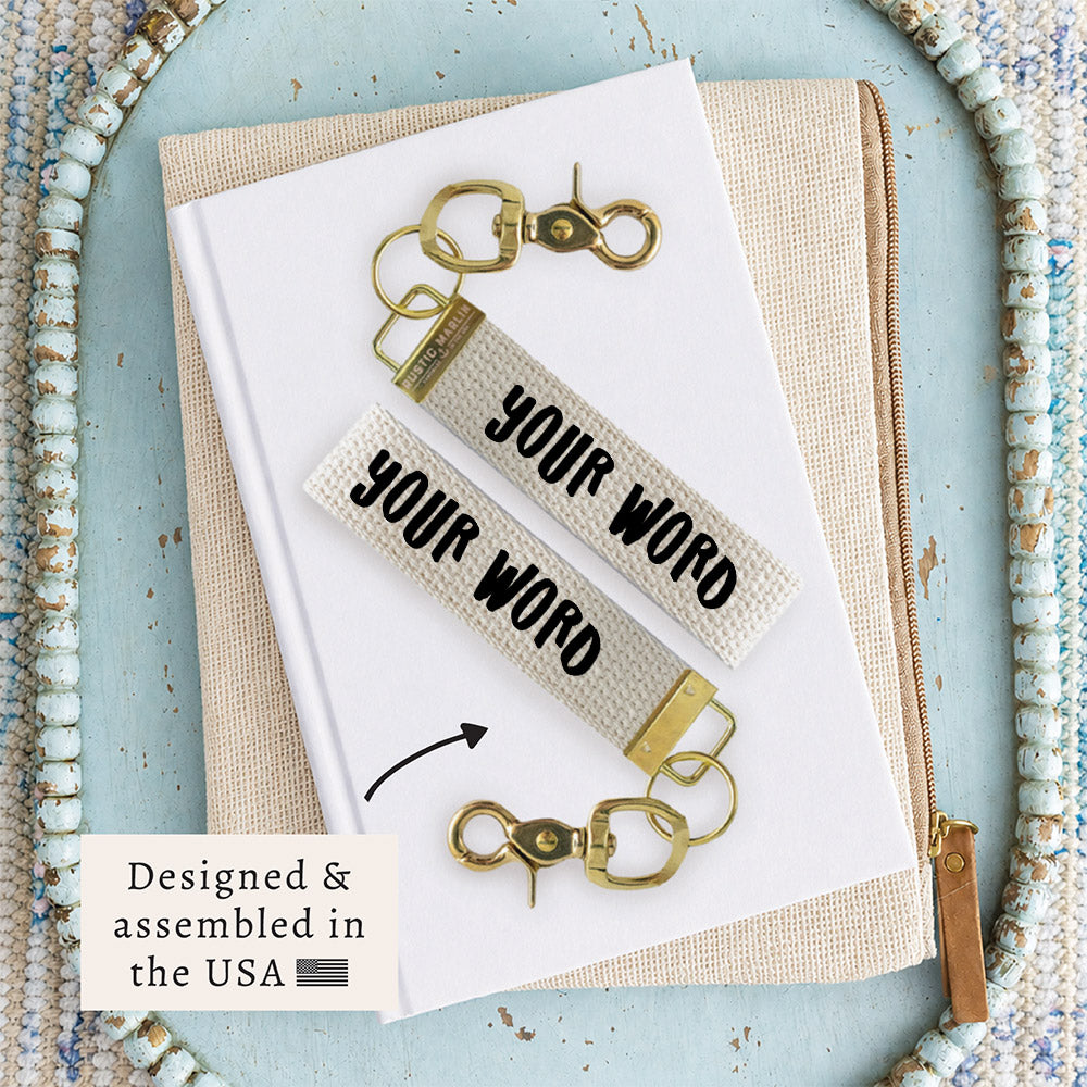 Playful Personalized Keychain
