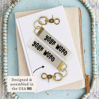 Playful Personalized Keychain