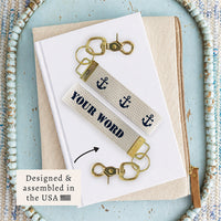 Anchors Personalized Keychain
