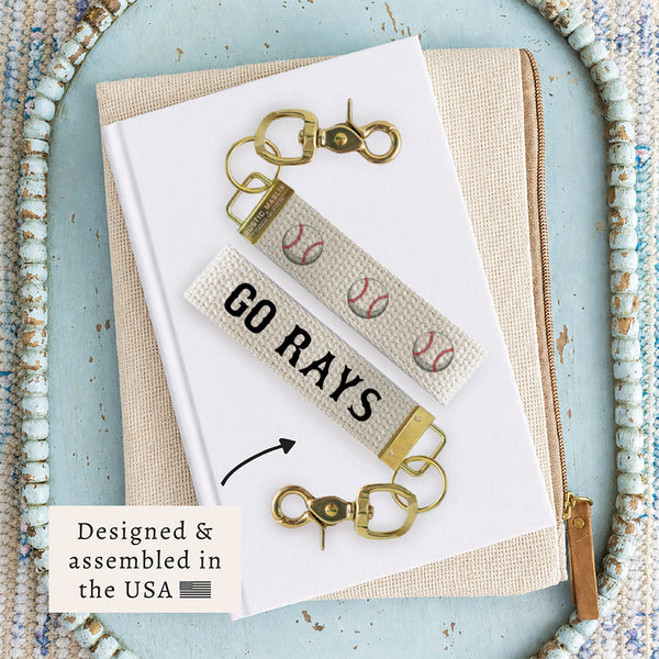Baseball Personalized Keychain
