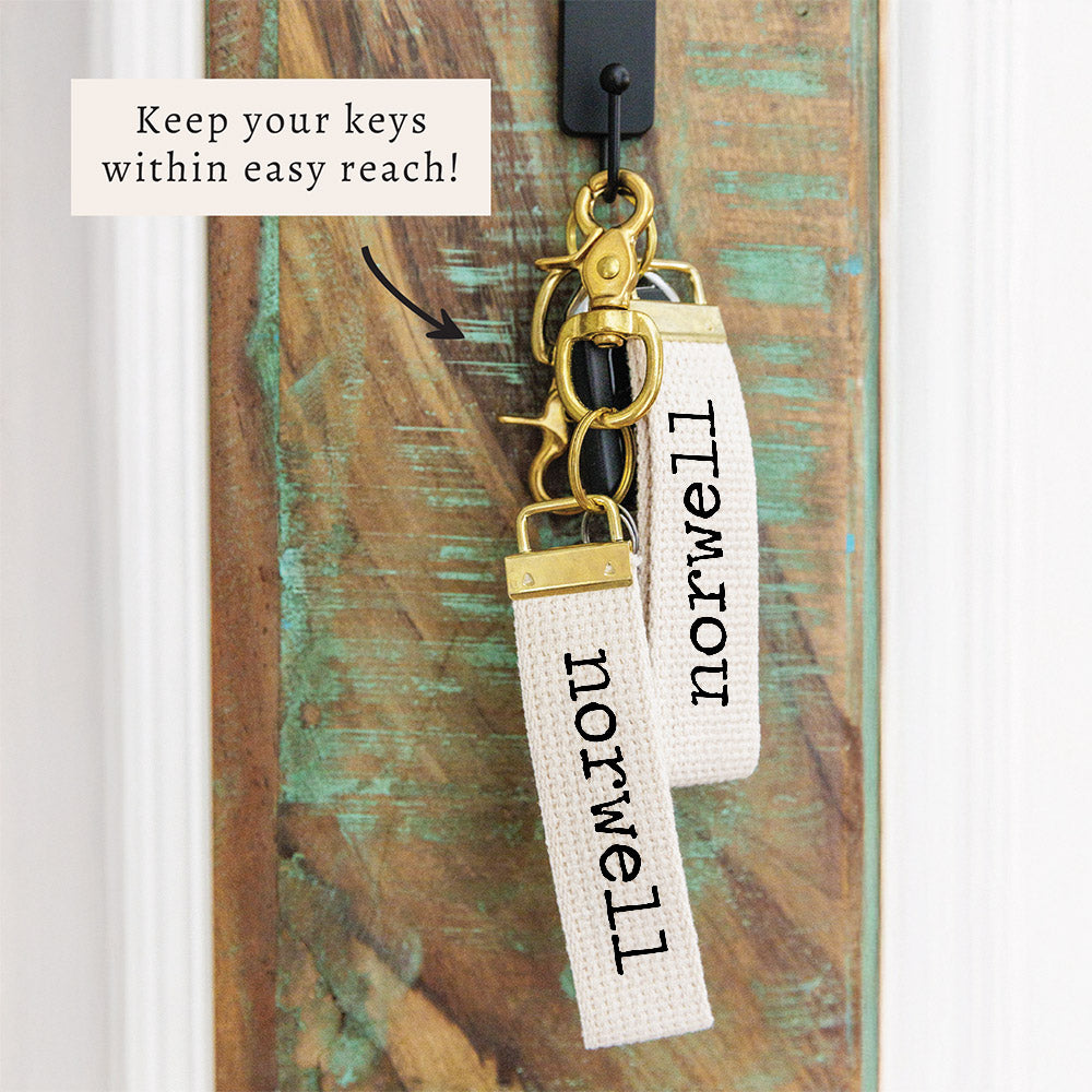 Typewriter Personalized Keychain