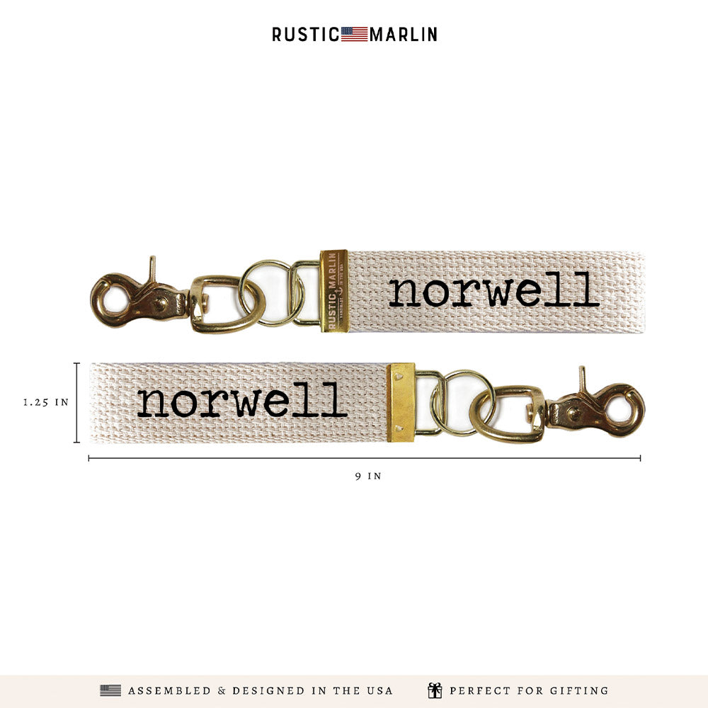 Typewriter Personalized Keychain