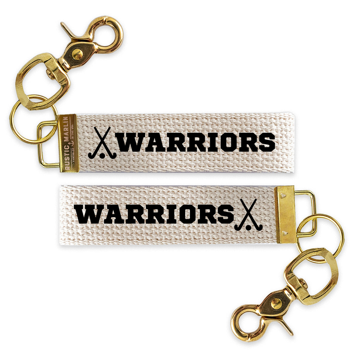 Field Hockey Stickers Personalized Keychain