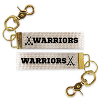 Field Hockey Stickers Personalized Keychain