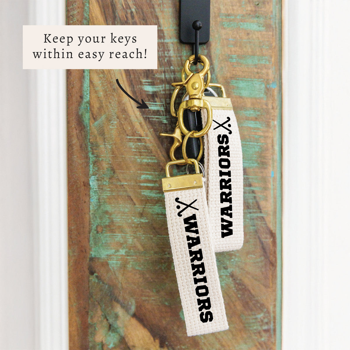 Field Hockey Stickers Personalized Keychain