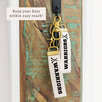 Field Hockey Stickers Personalized Keychain