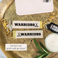 Field Hockey Stickers Personalized Keychain